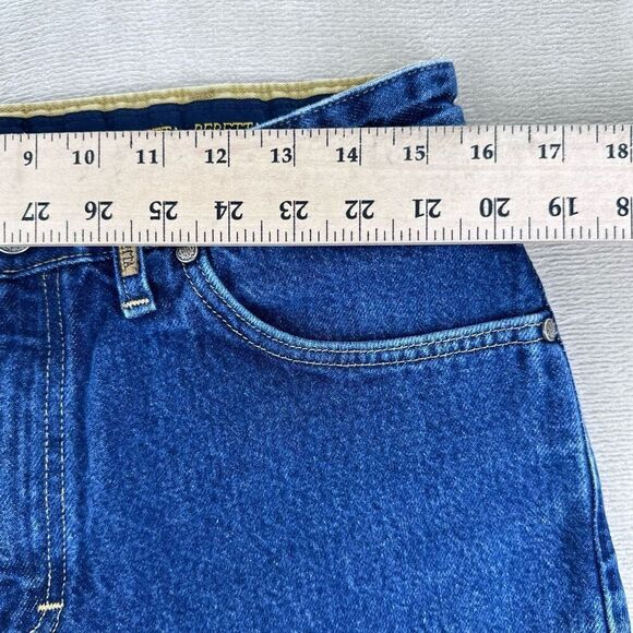 Beretta Jeans Men’s 32x30 Blue Straight Classic Fit Made in USA Dark Wash - Picture 8 of 10